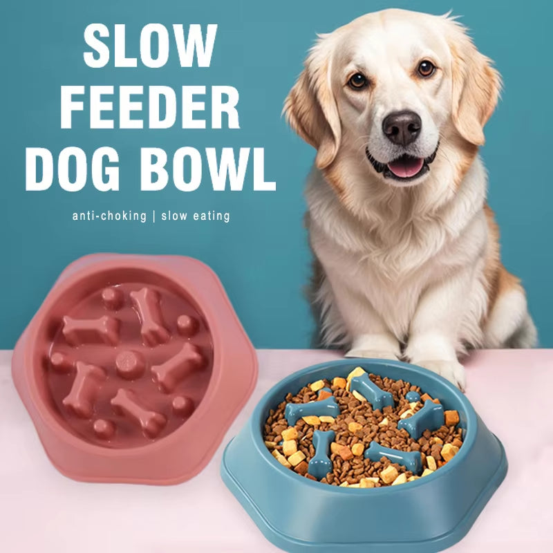 Μπολ Σκύλου Slow Feeder – Αντιολισθητικό Μπολ τροφής για κουτάβια, αργό φαγητό και διαδραστική σίτιση για μικρούς και μεσαίους σκύλους :